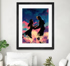 Squall and Rinoa couple FFVIII by MCAshe 24 on GIANT ART - blue digital painting