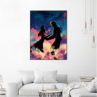 Squall and Rinoa couple FFVIII by MCAshe 24 on GIANT ART - blue digital painting