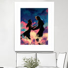 Squall and Rinoa couple FFVIII by MCAshe 24 on GIANT ART - blue digital painting