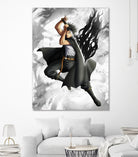 Yami dark mage captain by MCAshe 24 on GIANT ART - gray digital painting