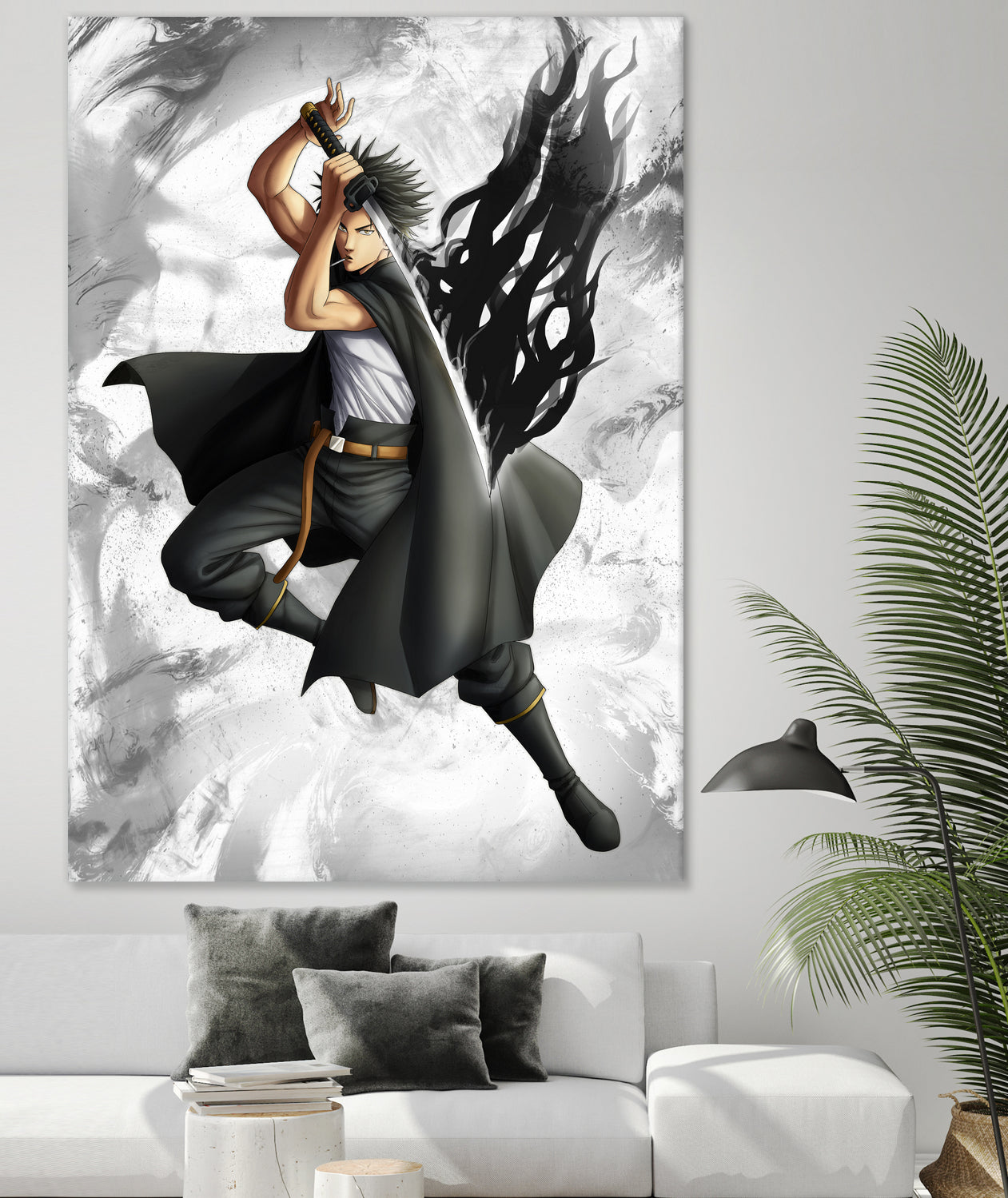 Yami dark mage captain by MCAshe 24 on GIANT ART - gray digital painting