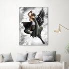 Yami dark mage captain by MCAshe 24 on GIANT ART - gray digital painting