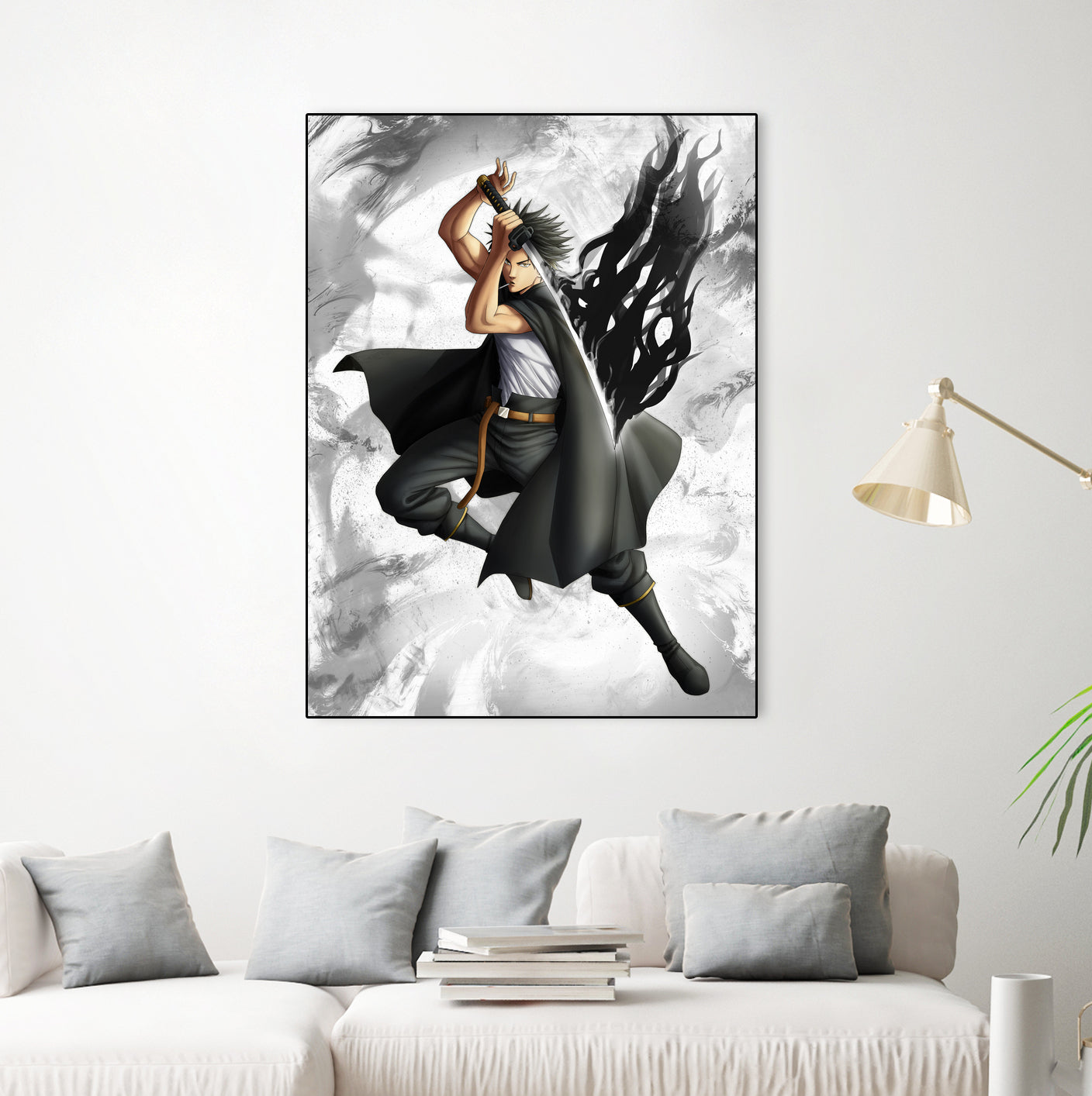 Yami dark mage captain by MCAshe 24 on GIANT ART - gray digital painting