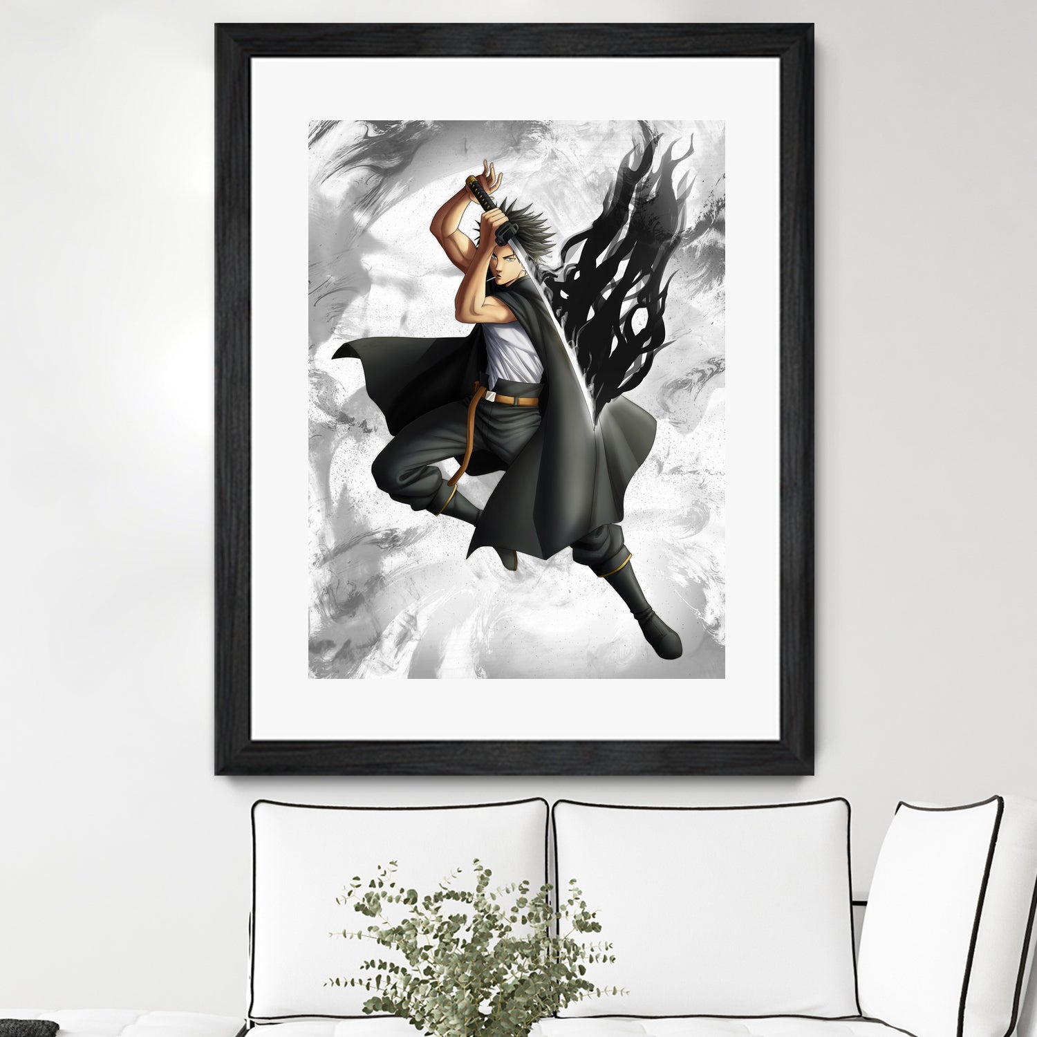 Yami dark mage captain by MCAshe 24 on GIANT ART - gray digital painting