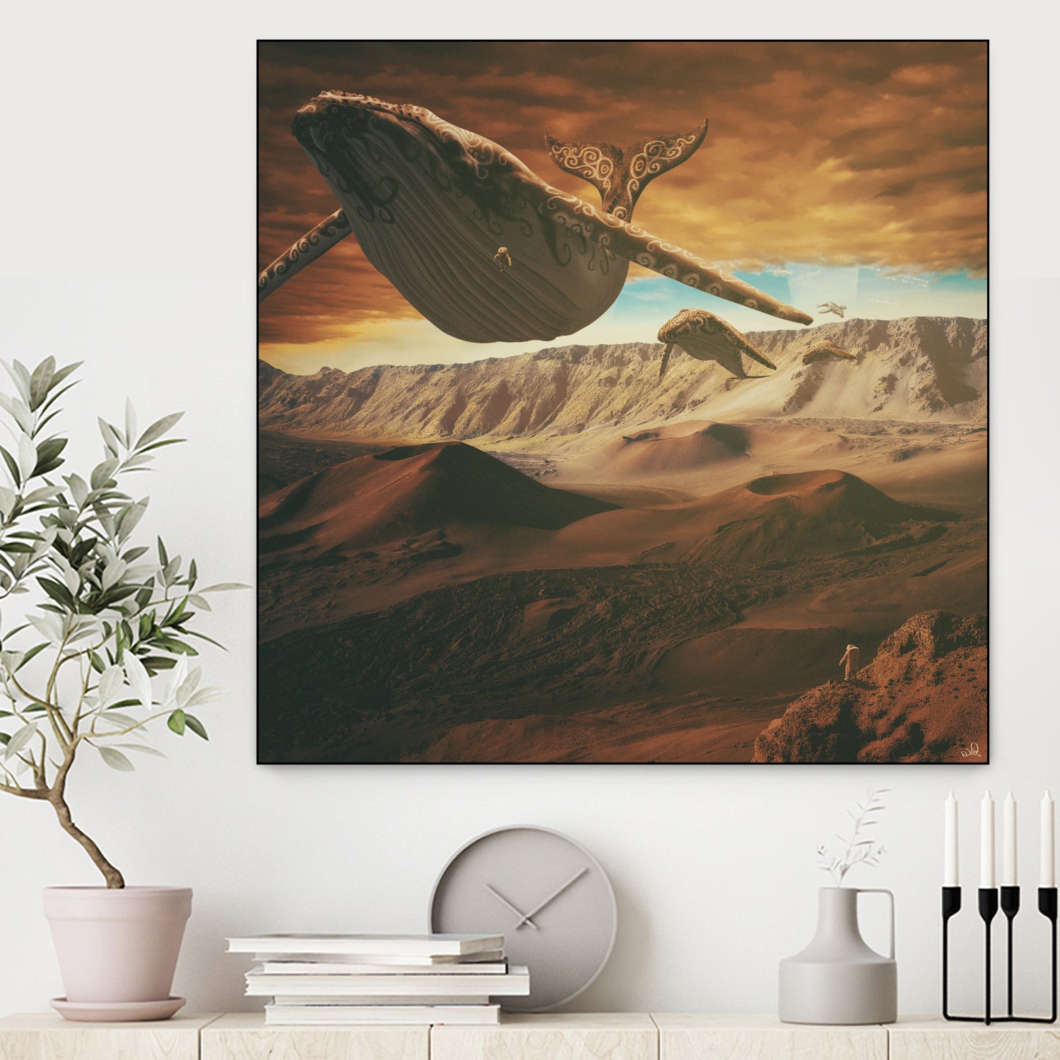 From Mars to Sirius by Siddhartha Saravia on GIANT ART - orange photo illustration