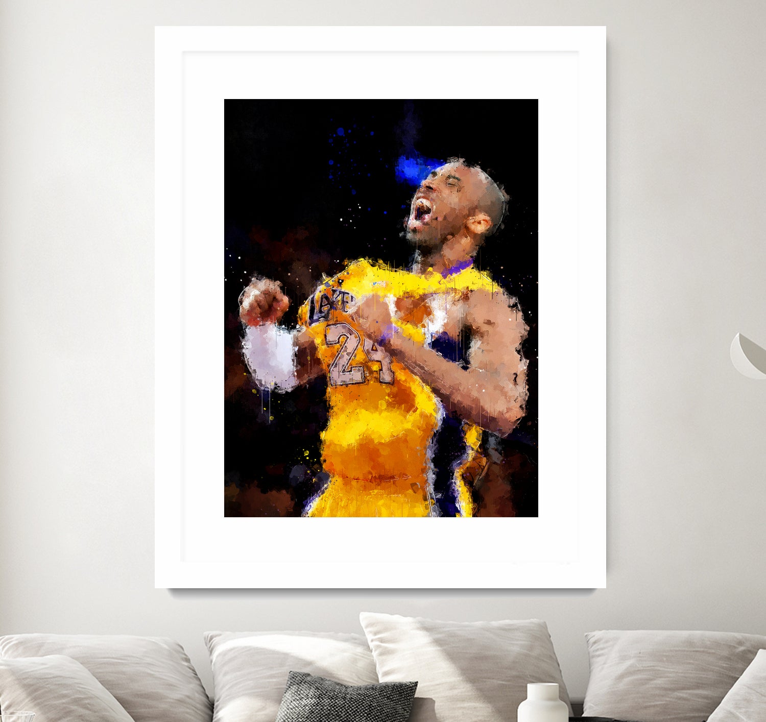 MAMBA HUSTLE PLAYS by Eysmael Quisora on GIANT ART - black digital painting