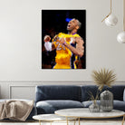 MAMBA HUSTLE PLAYS by Eysmael Quisora on GIANT ART - black digital painting