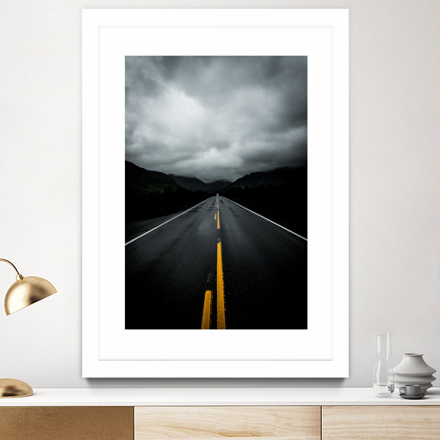 Open Road by Nicklas Gustafsson on GIANT ART - black photo manipulation