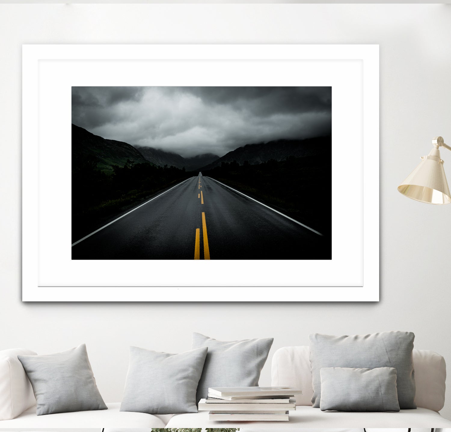 Open Road Landscape by Nicklas Gustafsson on GIANT ART - black photo manipulation