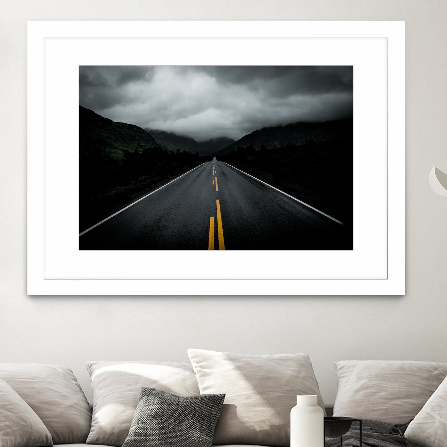 Open Road Landscape by Nicklas Gustafsson on GIANT ART - black photo manipulation