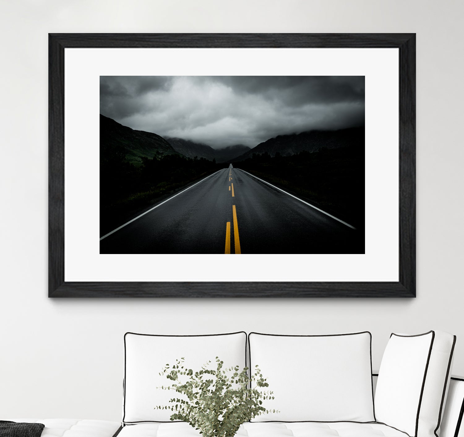 Open Road Landscape by Nicklas Gustafsson on GIANT ART - black photo manipulation