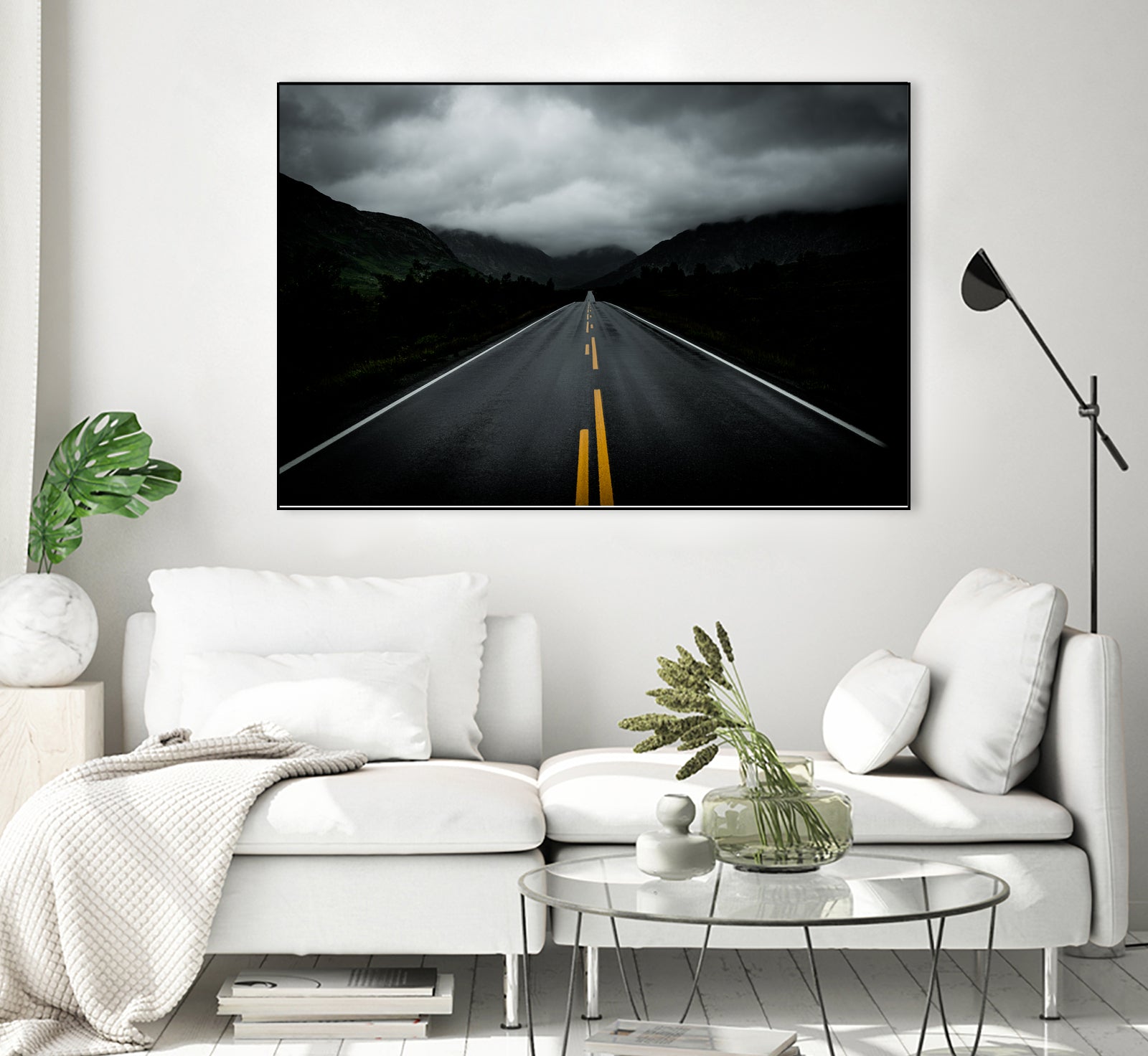 Open Road Landscape by Nicklas Gustafsson on GIANT ART - black photo manipulation