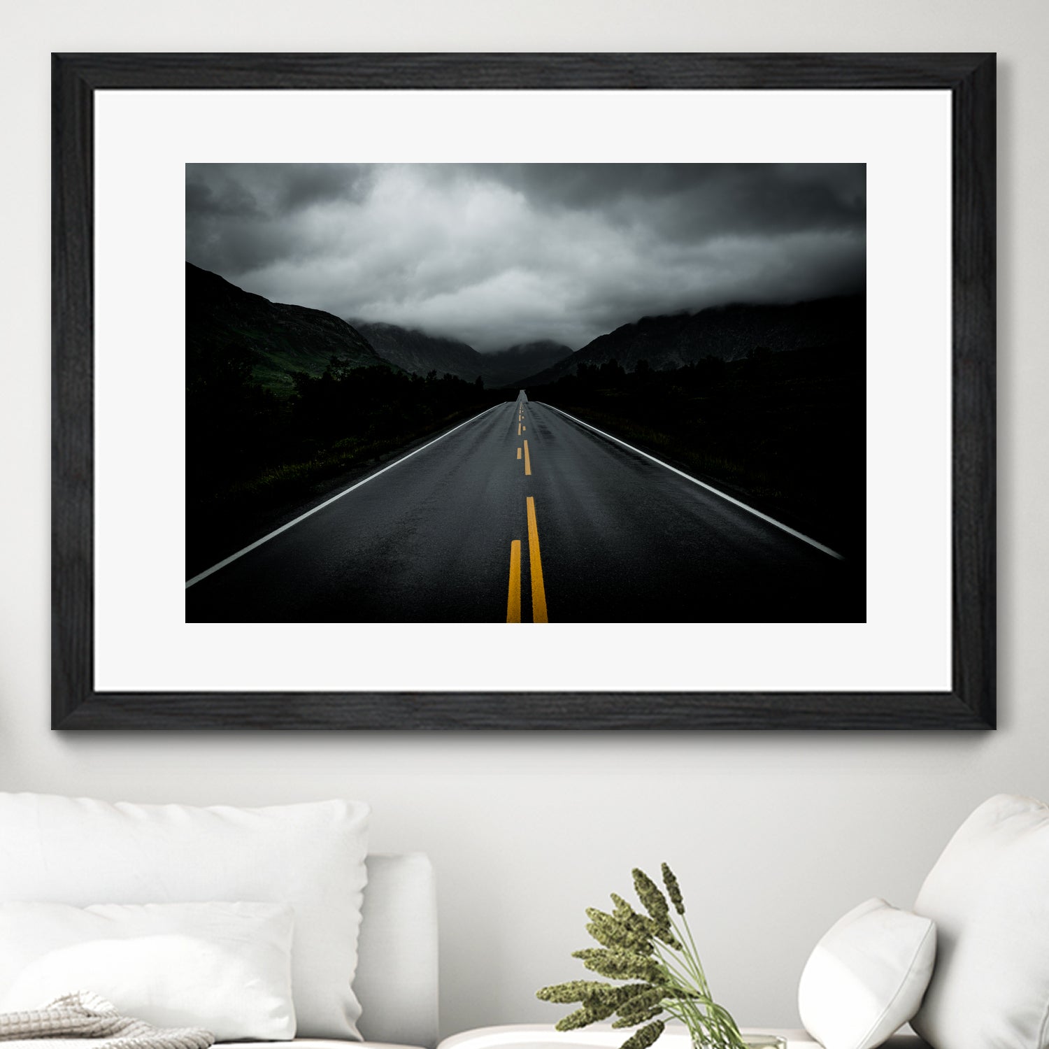 Open Road Landscape by Nicklas Gustafsson on GIANT ART - black photo manipulation