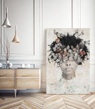 BEAUTY AND BUTTERFLIES by Menelaos Trompoukis on GIANT ART - brown digital painting