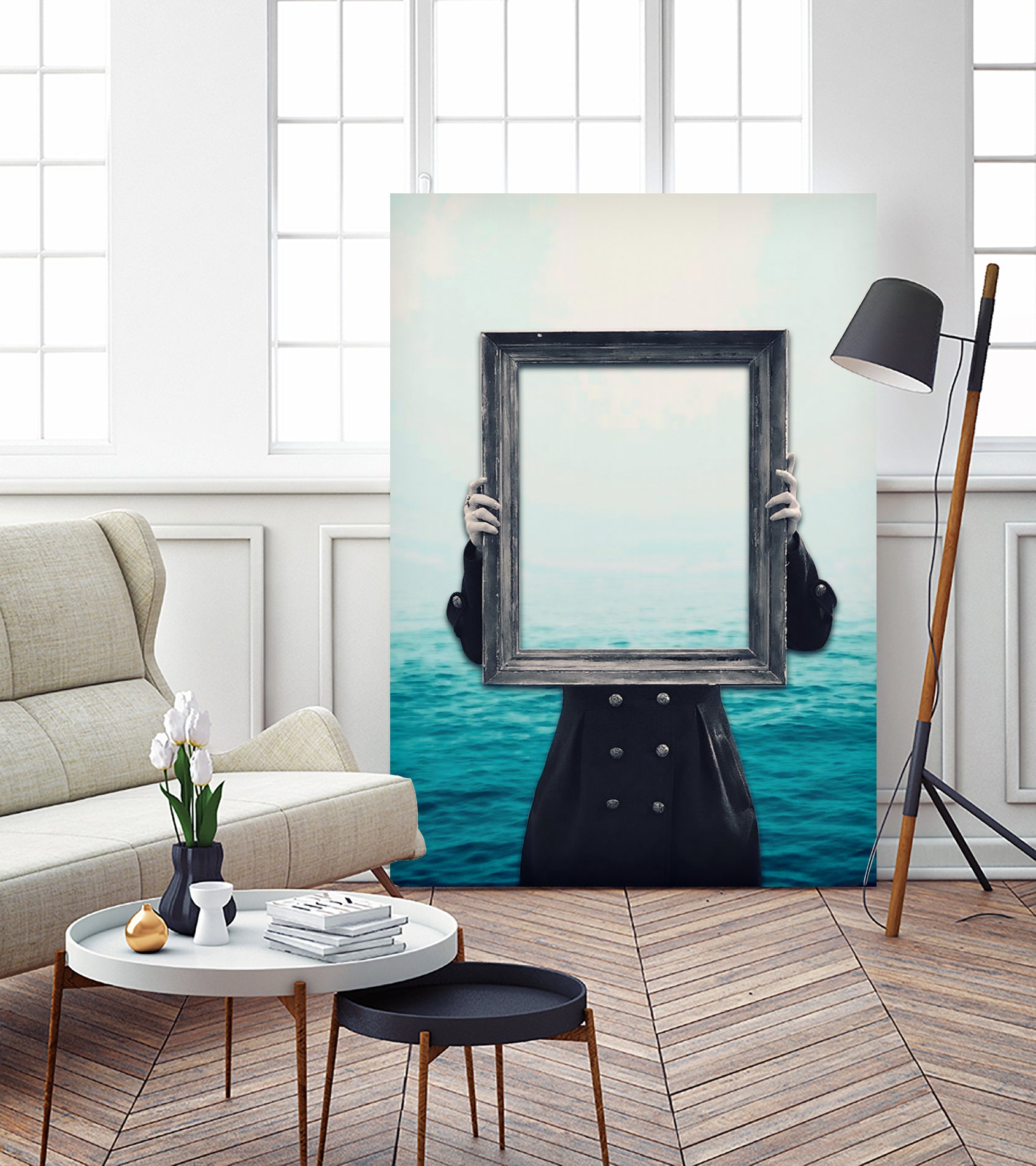 The end of summer by Menelaos Trompoukis on GIANT ART - blue digital painting