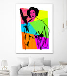 Princess Leia | Star Wars | Pop Art by William Cuccio on GIANT ART - pink digital painting