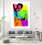 Princess Leia | Star Wars | Pop Art by William Cuccio on GIANT ART - pink digital painting