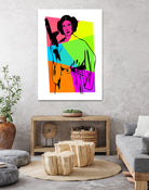 Princess Leia | Star Wars | Pop Art by William Cuccio on GIANT ART - pink digital painting
