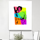 Princess Leia | Star Wars | Pop Art by William Cuccio on GIANT ART - pink digital painting