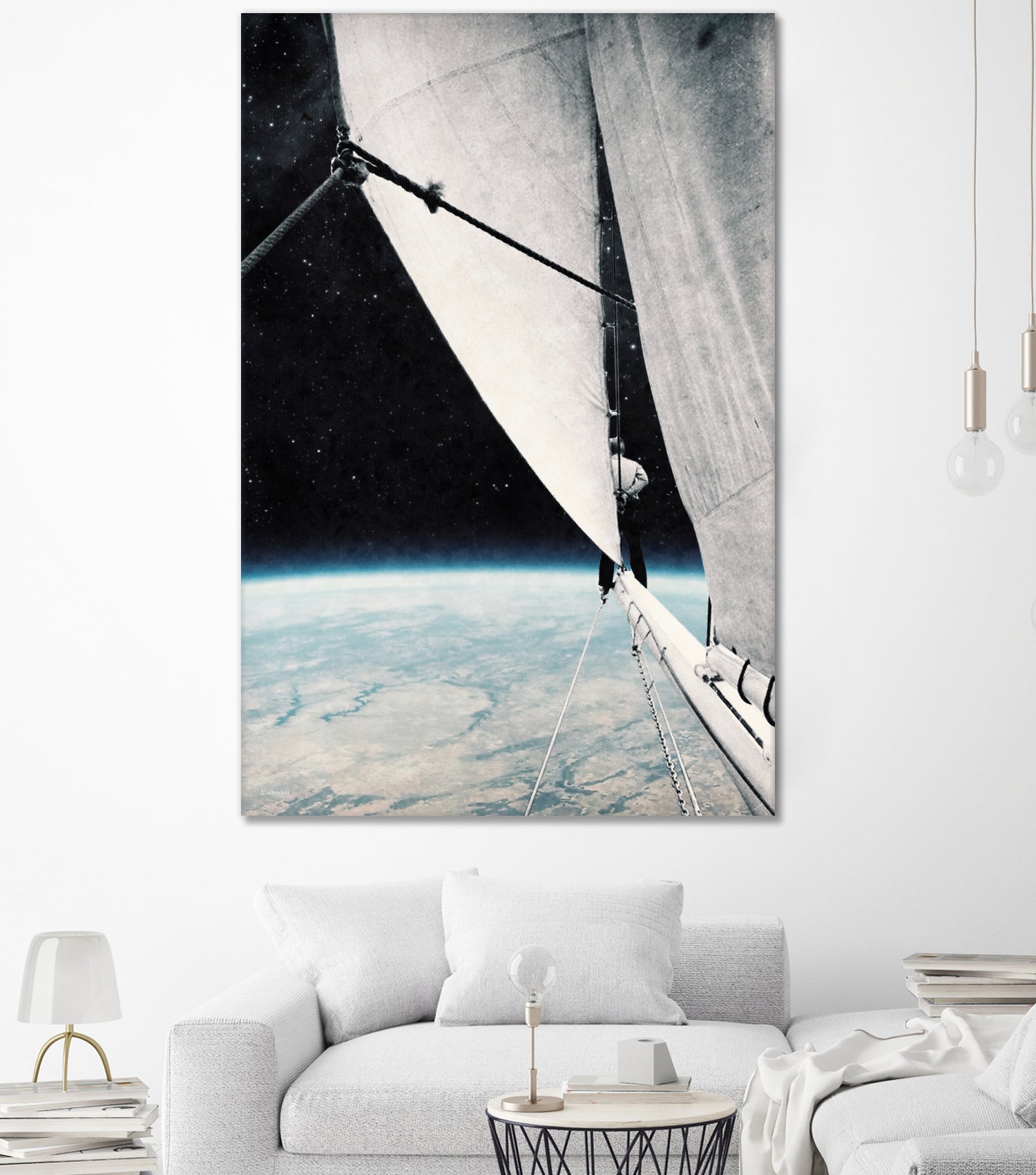 Sailing in space ... by Menelaos Trompoukis on GIANT ART - black digital painting