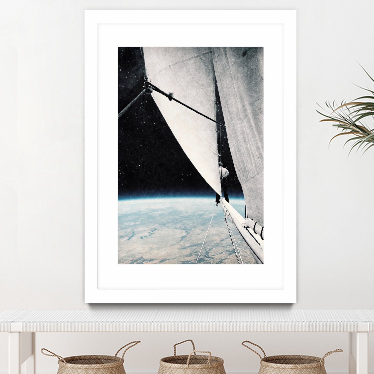 Sailing in space ... by Menelaos Trompoukis on GIANT ART - black digital painting