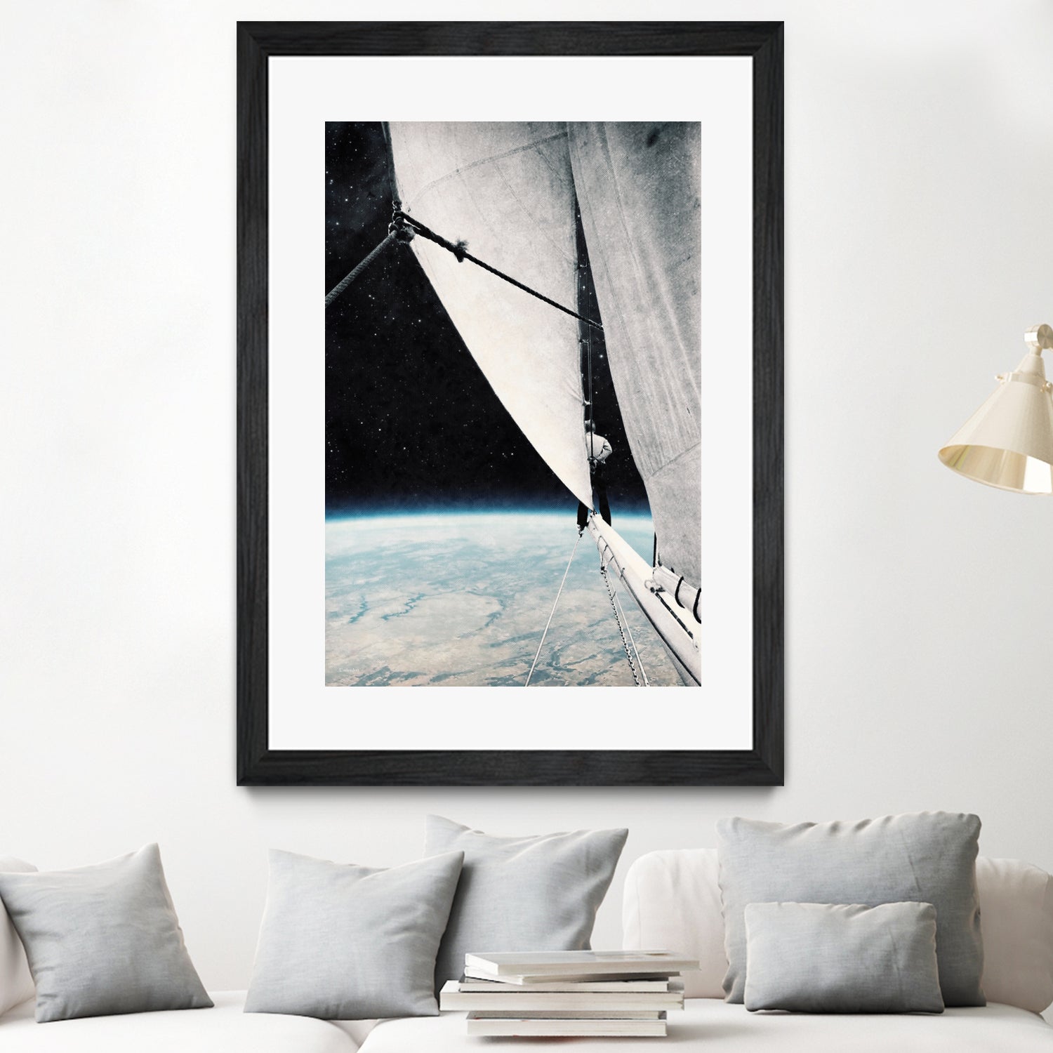 Sailing in space ... by Menelaos Trompoukis on GIANT ART - black digital painting