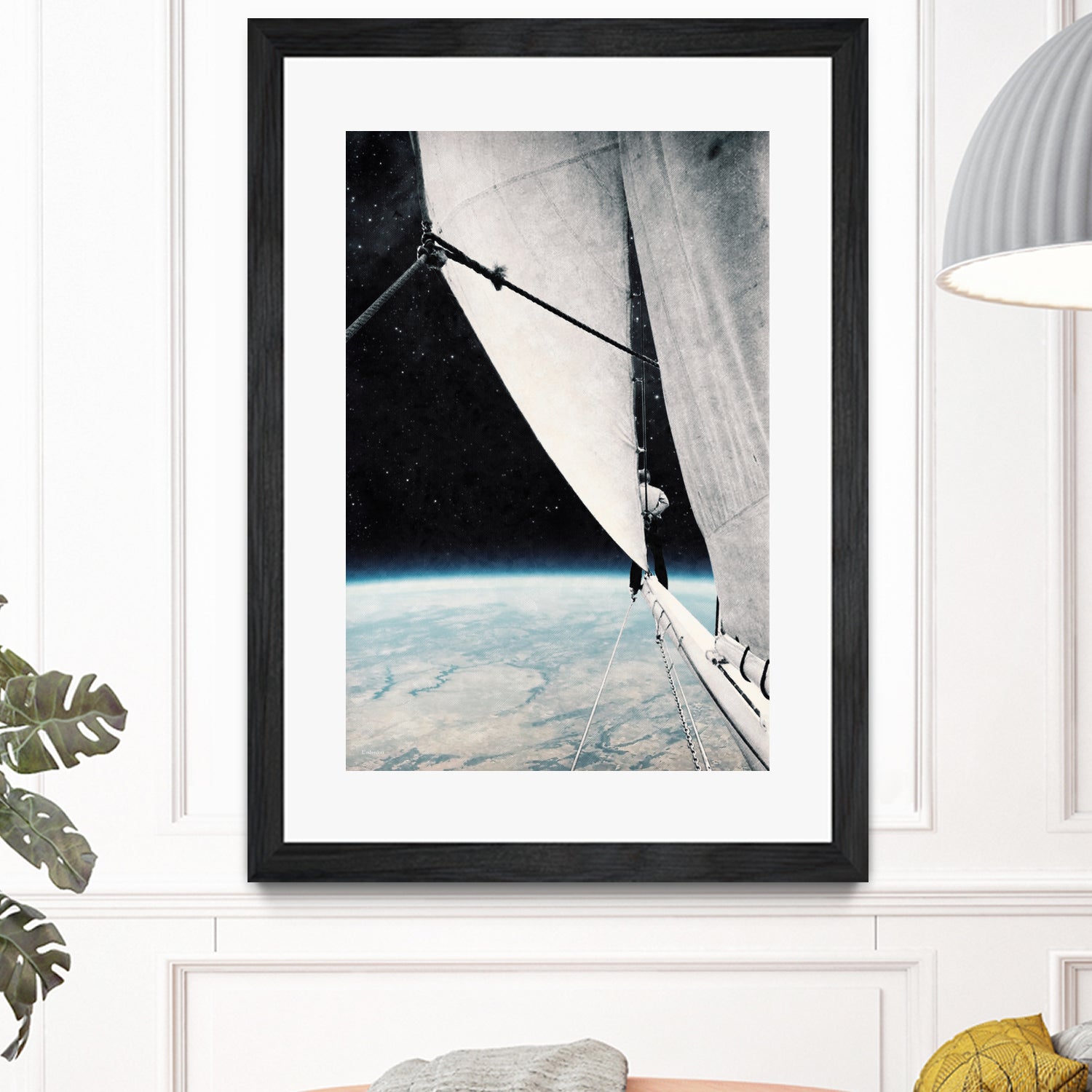 Sailing in space ... by Menelaos Trompoukis on GIANT ART - black digital painting