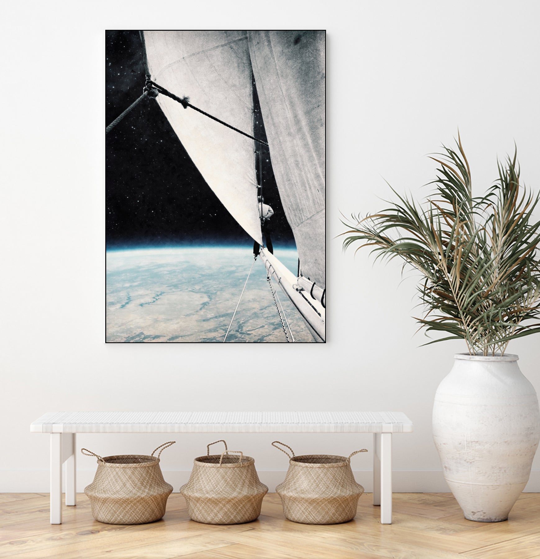 Sailing in space ... by Menelaos Trompoukis on GIANT ART - black digital painting