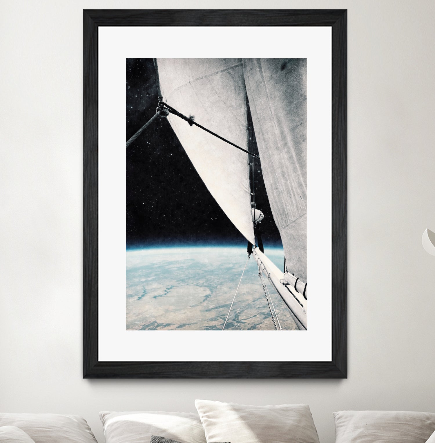 Sailing in space ... by Menelaos Trompoukis on GIANT ART - black digital painting