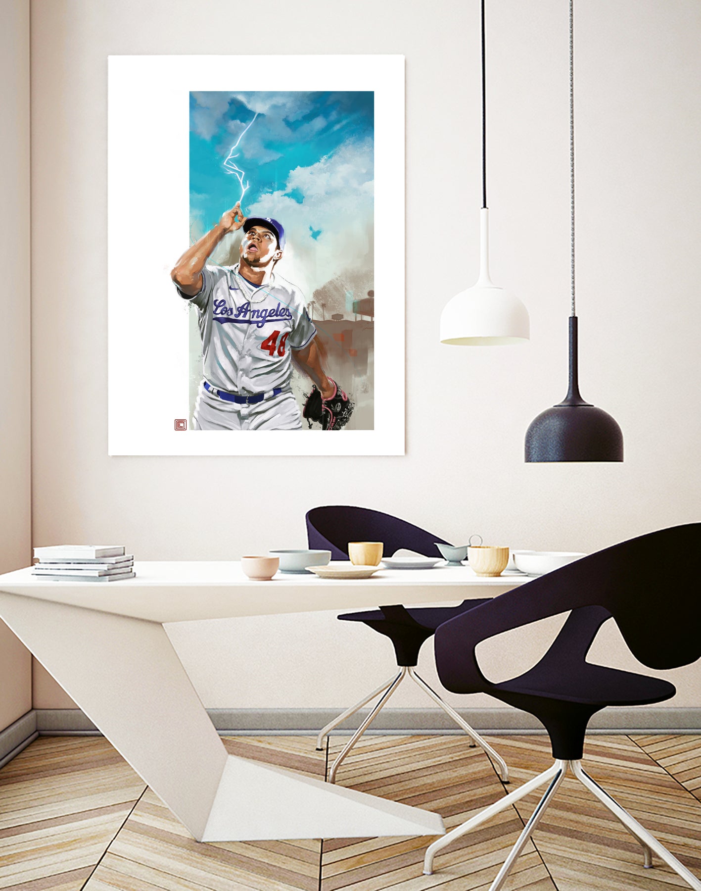 Brusdar by Claudia Labarca on GIANT ART - blue digital painting