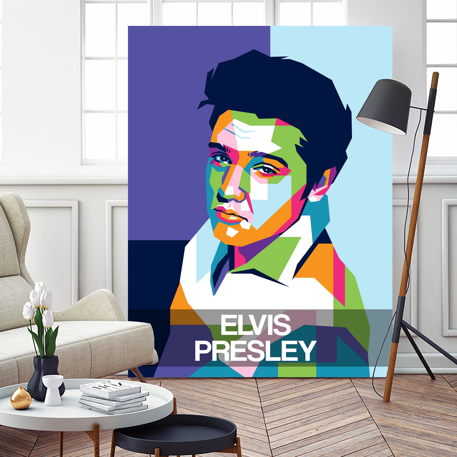 Elvis Presley by Art Style on GIANT ART - white digital drawing