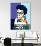 Elvis Presley by Art Style on GIANT ART - white digital drawing