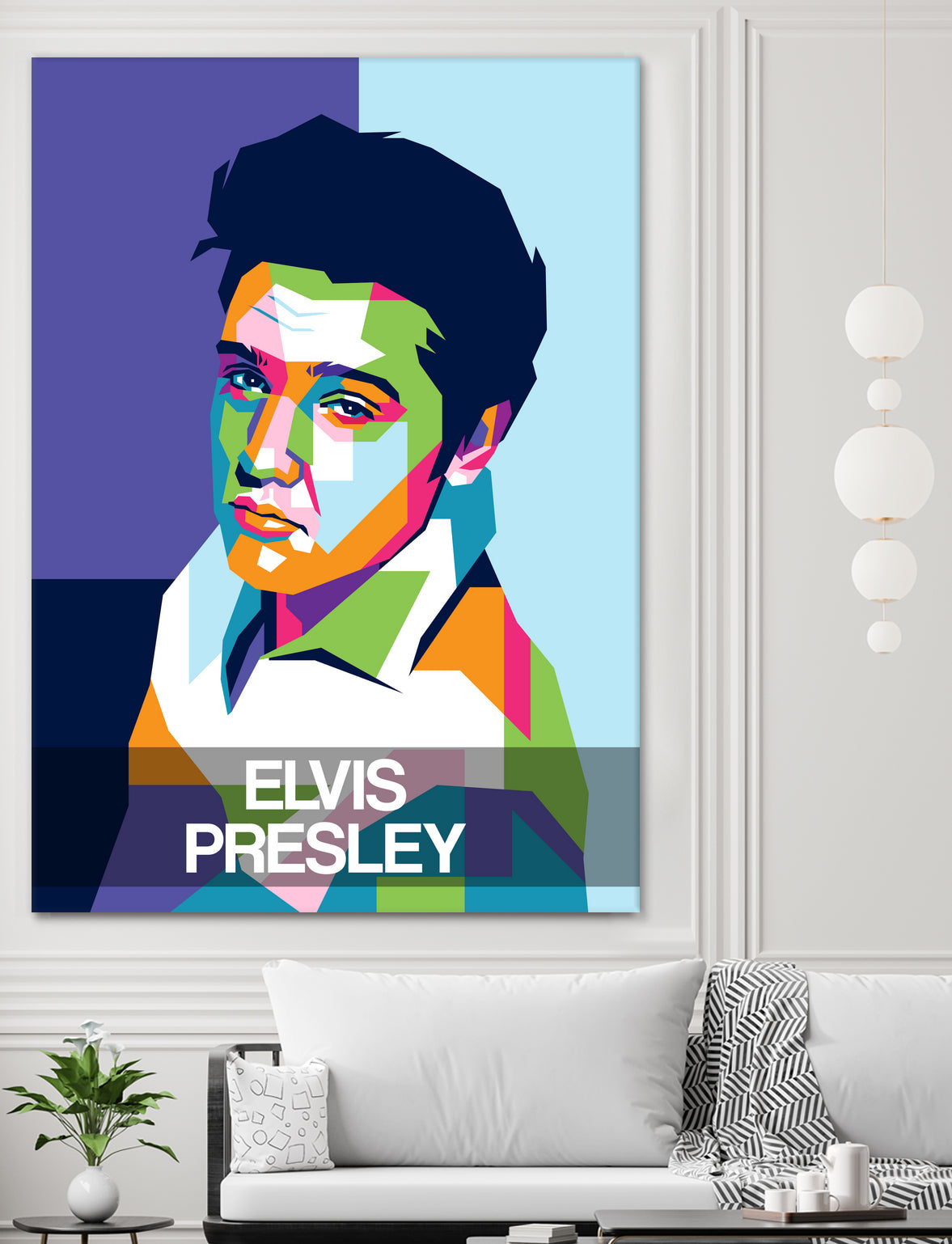 Elvis Presley by Art Style on GIANT ART - white digital drawing