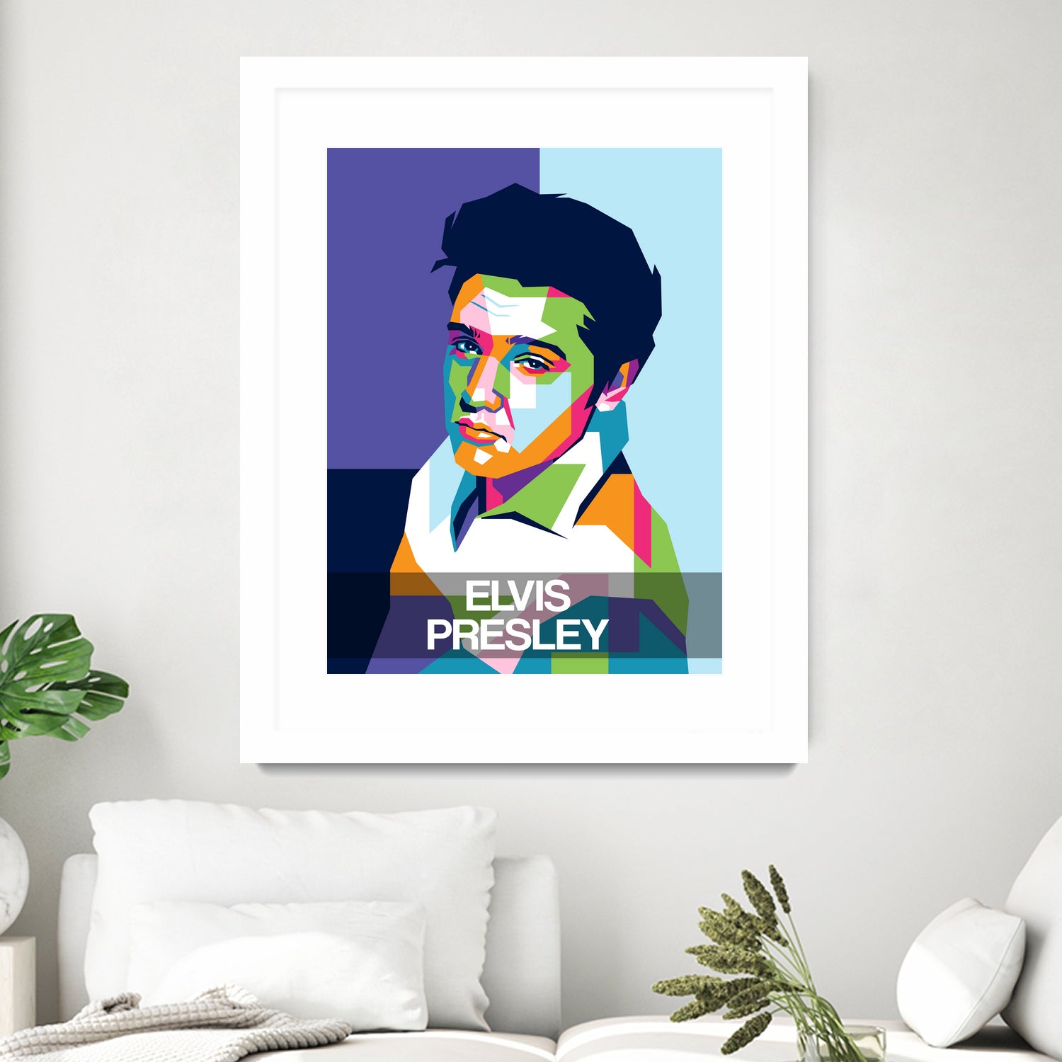 Elvis Presley by Art Style on GIANT ART - white digital drawing