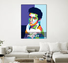 Elvis Presley by Art Style on GIANT ART - white digital drawing