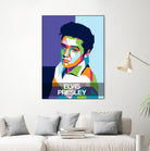 Elvis Presley by Art Style on GIANT ART - white digital drawing