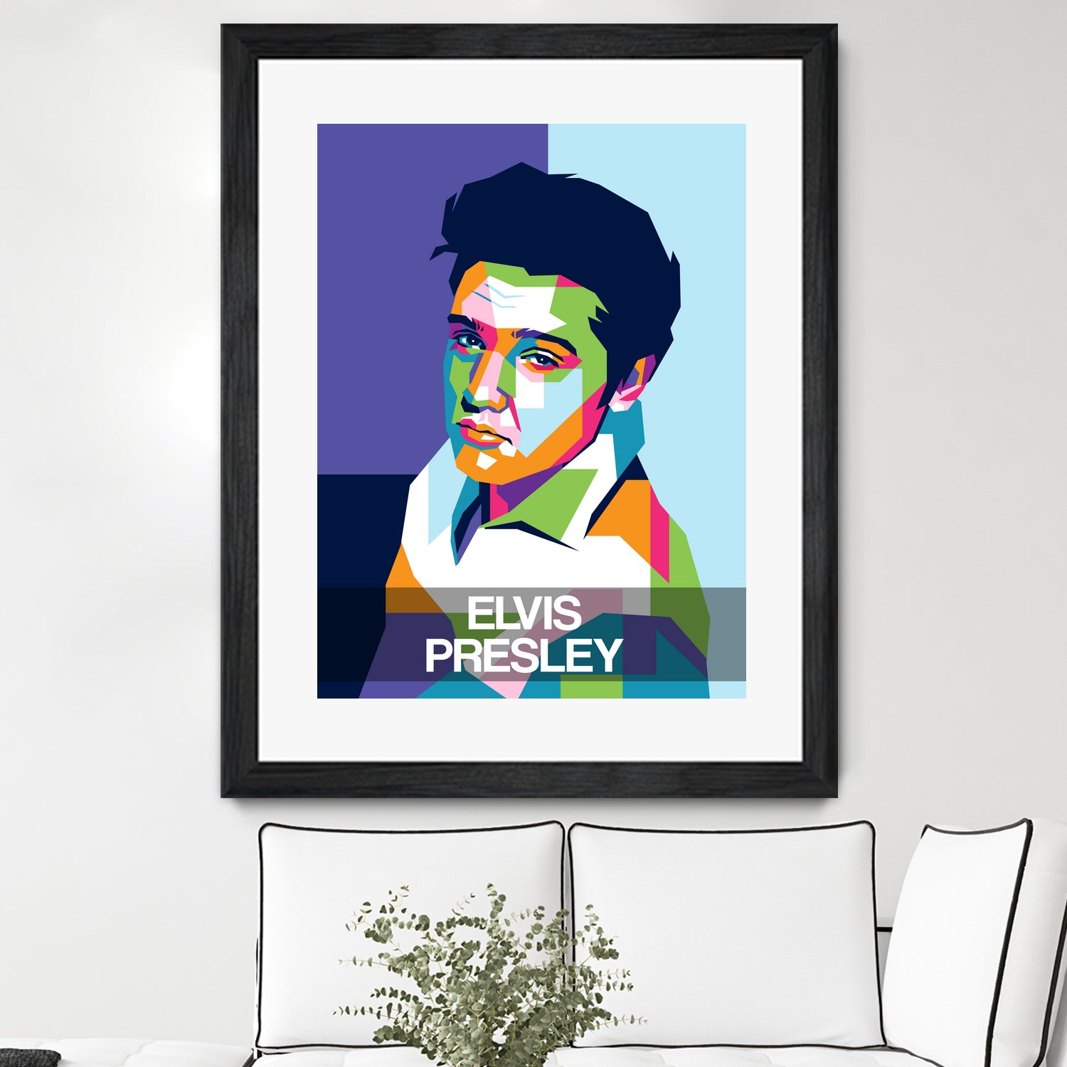 Elvis Presley by Art Style on GIANT ART - white digital drawing