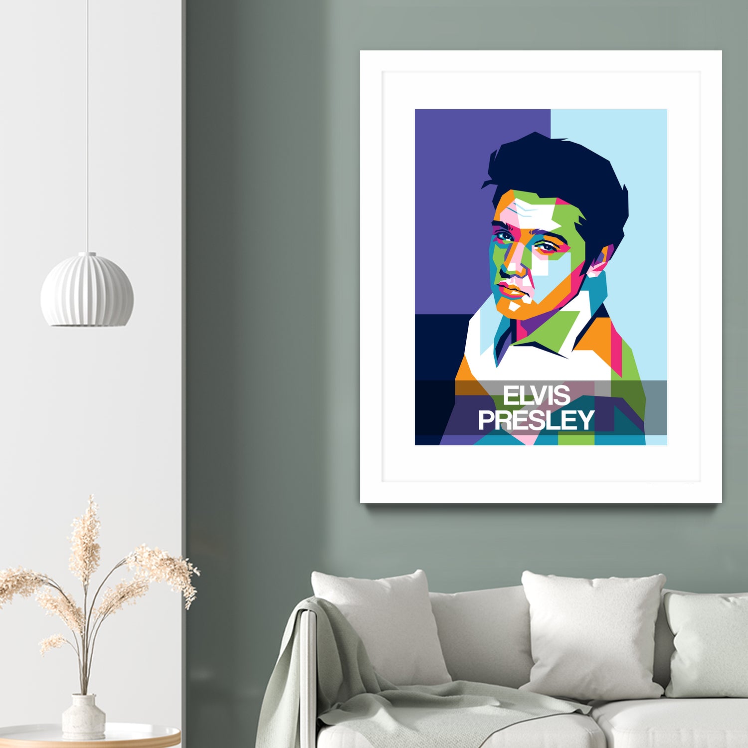 Elvis Presley by Art Style on GIANT ART - white digital drawing