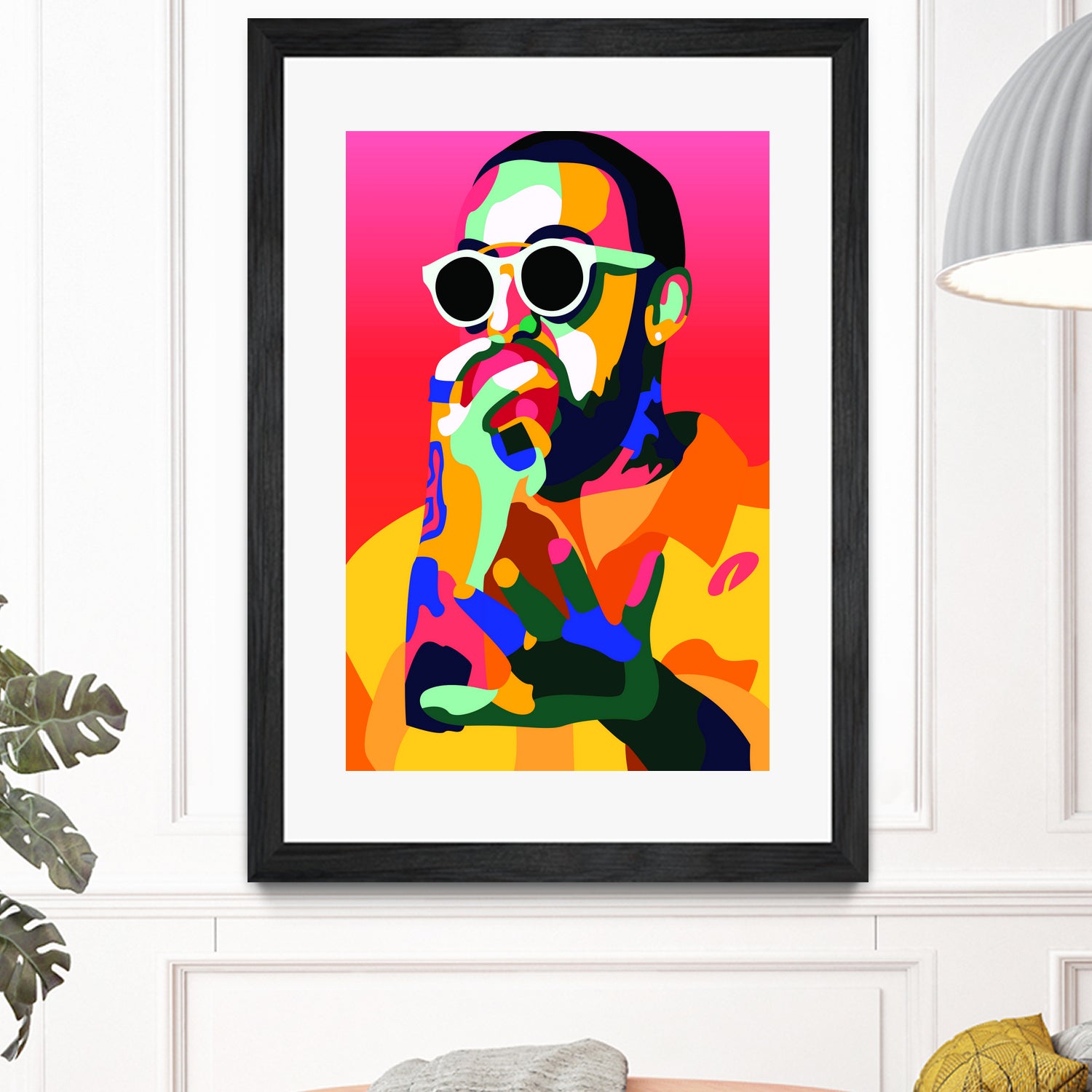 Mac Miller Inspired Pop-art Tribute Music Poster, Wall Art by kim huynh on GIANT ART - red digital painting