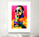 Mac Miller Inspired Pop-art Tribute Music Poster, Wall Art by kim huynh on GIANT ART - red digital painting