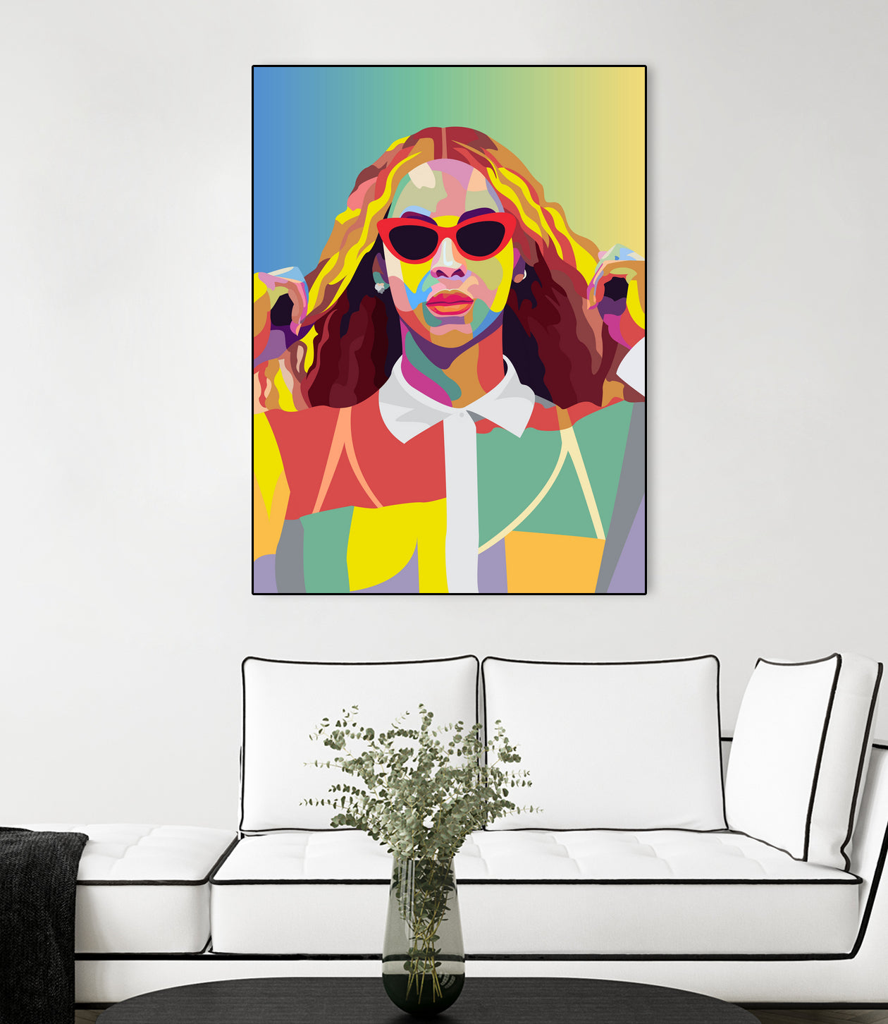 Beyonce Music Poster Art Print, Pop Art, Music Icon Wall Art by kim huynh on GIANT ART - fuchsia digital painting