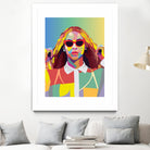 Beyonce Music Poster Art Print, Pop Art, Music Icon Wall Art by kim huynh on GIANT ART - fuchsia digital painting