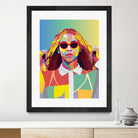 Beyonce Music Poster Art Print, Pop Art, Music Icon Wall Art by kim huynh on GIANT ART - fuchsia digital painting