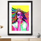 Lana del Rey Poster, Pop Art Wall Art by kim huynh on GIANT ART - orange digital painting