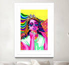 Lana del Rey Poster, Pop Art Wall Art by kim huynh on GIANT ART - orange digital painting