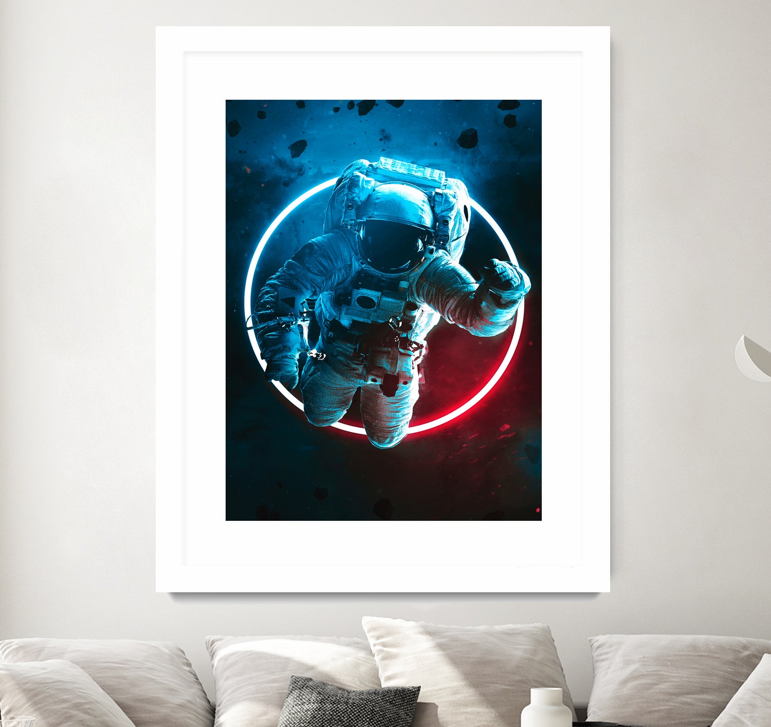 Lost in space by Sara Kamal on GIANT ART - black photo illustration