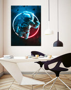 Lost in space by Sara Kamal on GIANT ART - black photo illustration