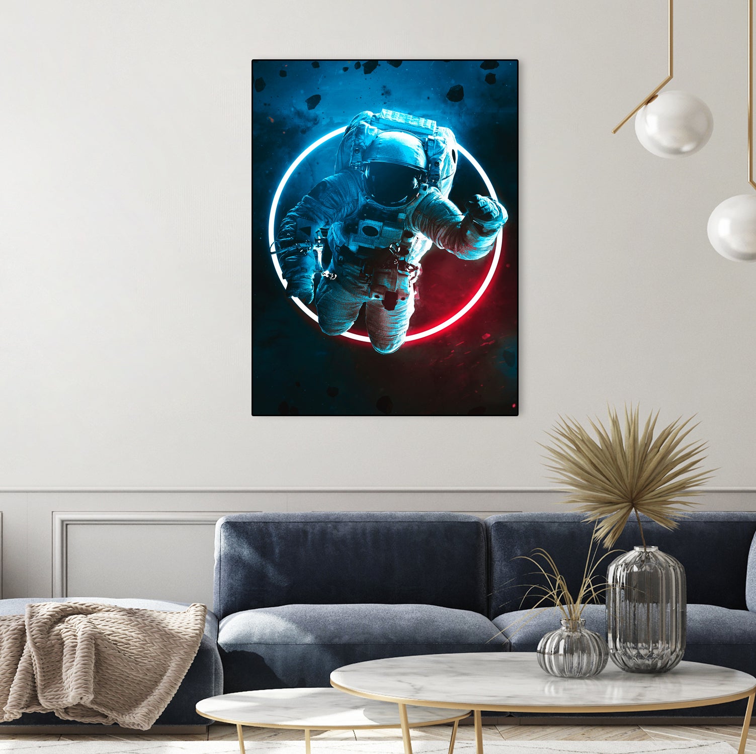 Lost in space by Sara Kamal on GIANT ART - black photo illustration