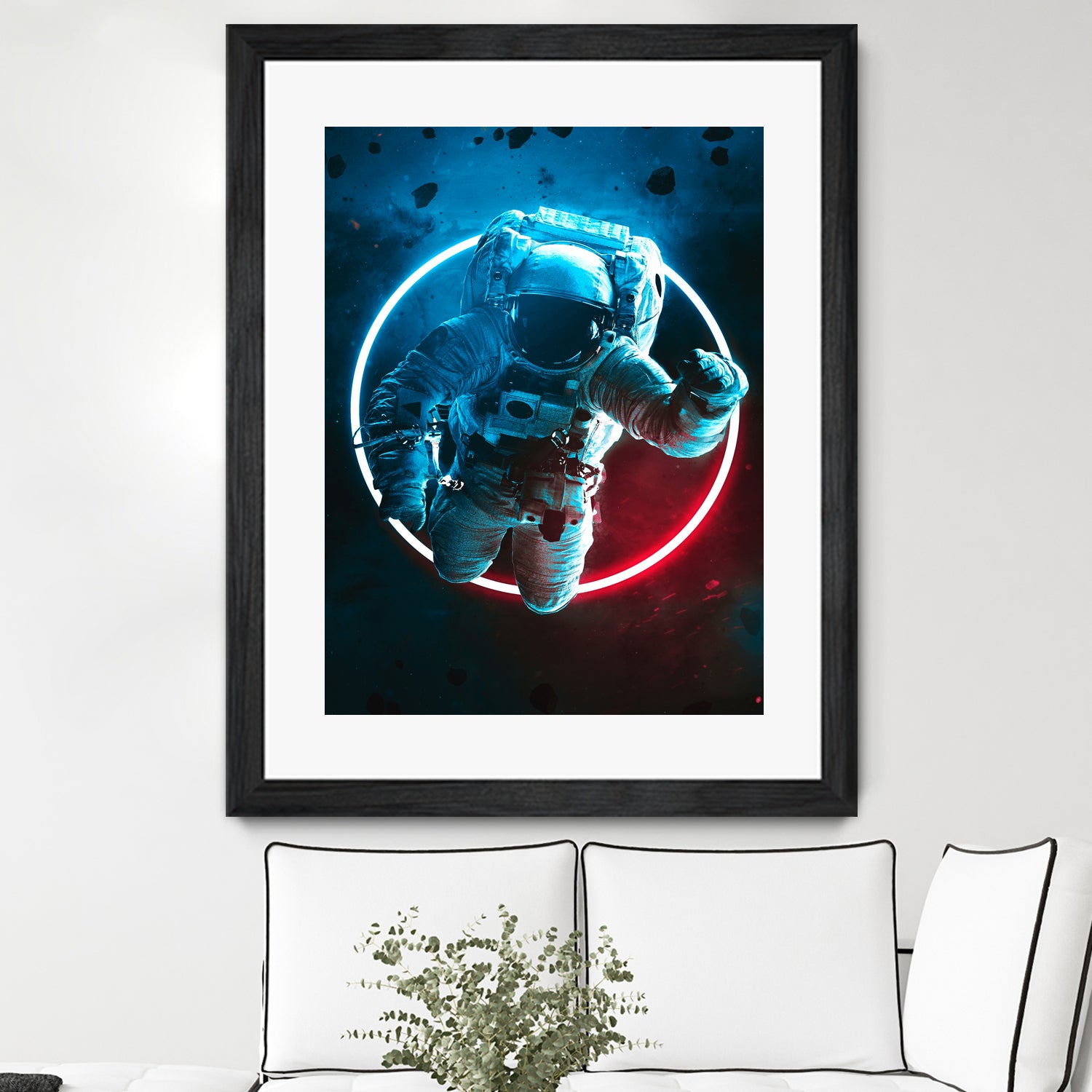 Lost in space by Sara Kamal on GIANT ART - black photo illustration