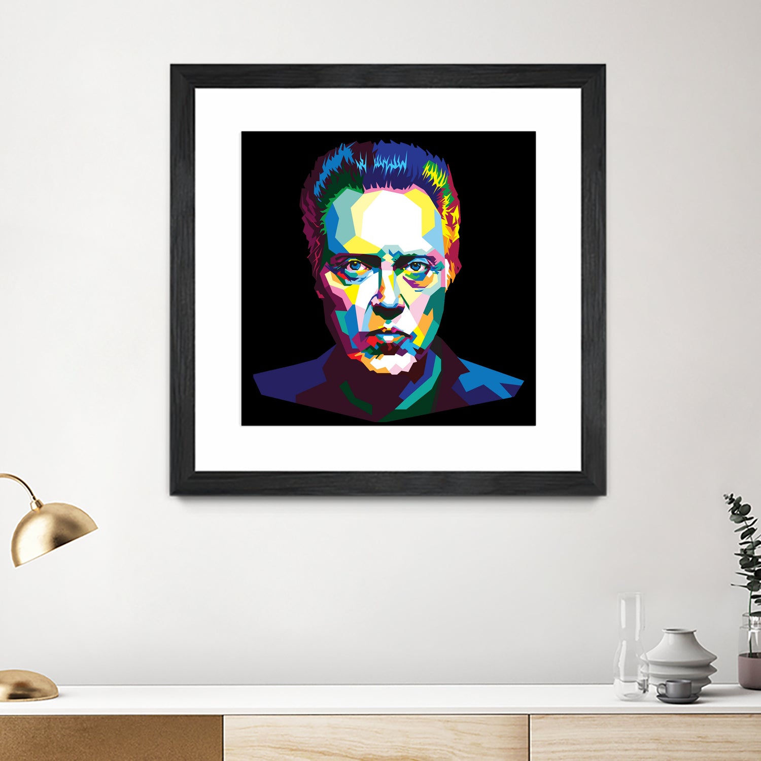 Christopher Walken in WPAP style by Andi Hariyanto on GIANT ART - white character design